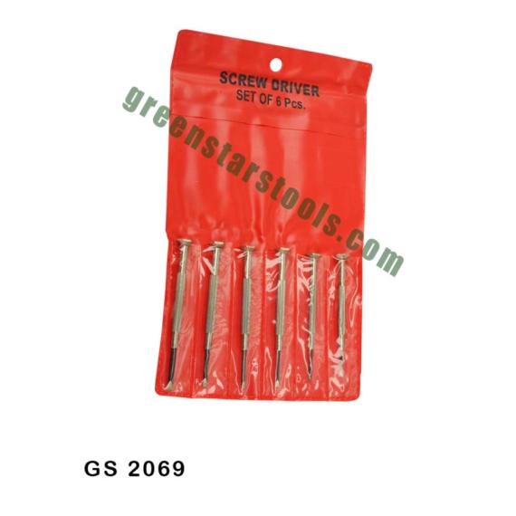 SCREW DRIVER SET IN PLASTIC POUCH