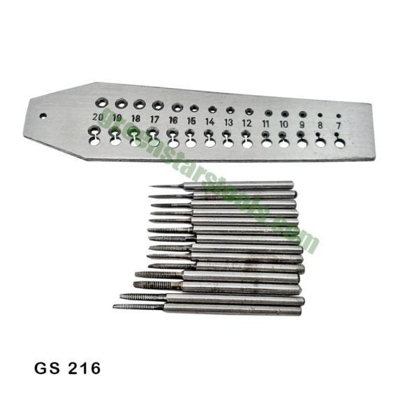 SCREW PLATE 14 TAPS