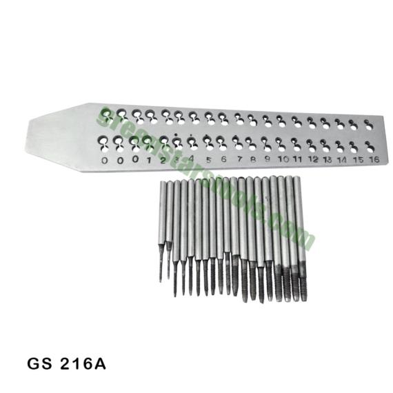 SCREW PLATE WITH 16 & 19 TAPS