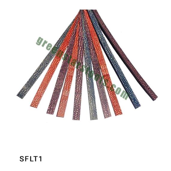 FLAT LEATHE LACE DOT TEXTURE