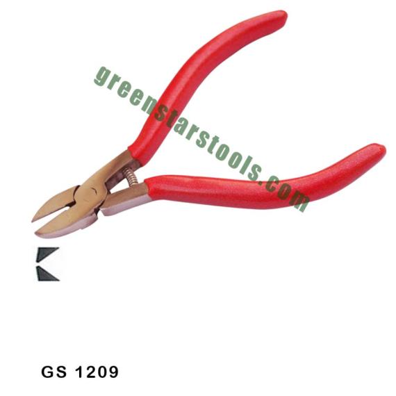SIDE NOSE PLIERS WITH SPRING STAINLESS STEEL