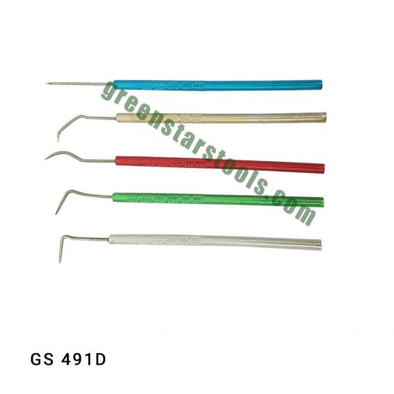 SINGLE ENDED PICK SET ALUMINUM HANDLES