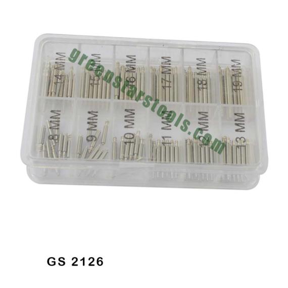 SPRING BARS ASSORTMENT IN PLASTIC BOX 100 PCS