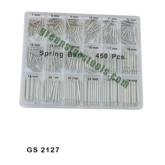 SPRING BARS ASSORTMENT IN PLASTIC BOX