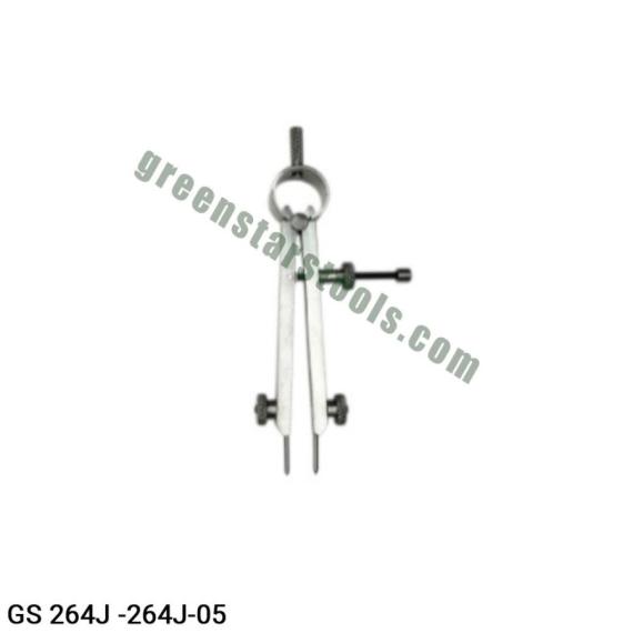 SQUARE LEG CALIPER NATURAL FINISH