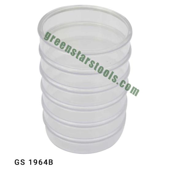 STACKABLE PLASTIC CONTAINERS SET OF 6