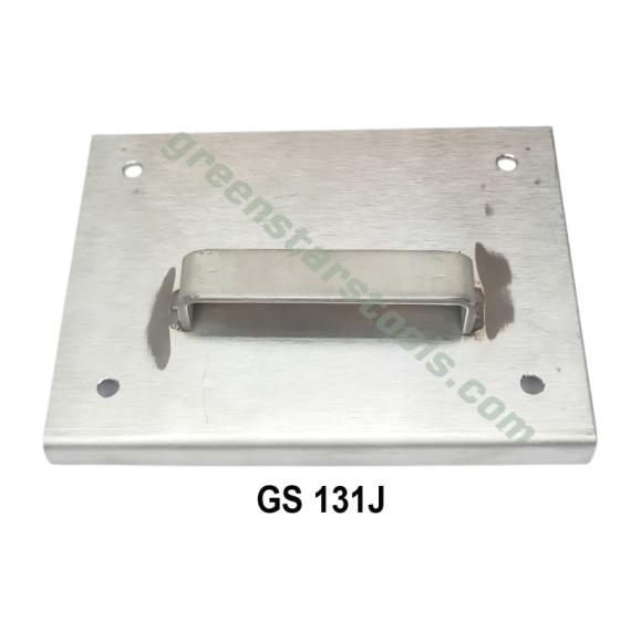 STAINLESS STEEL PLATE FOR HOLDING BENCH PIN