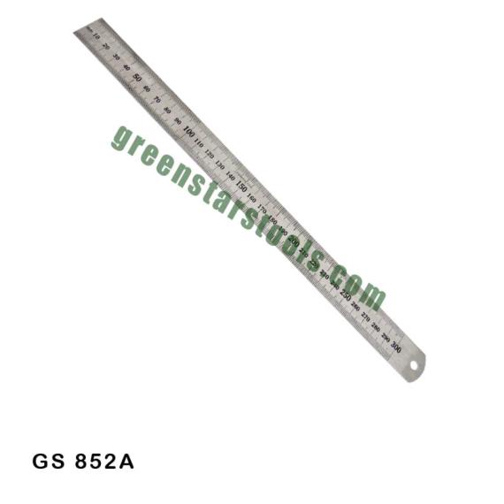 STEEL RULER 12" WITH MM READING