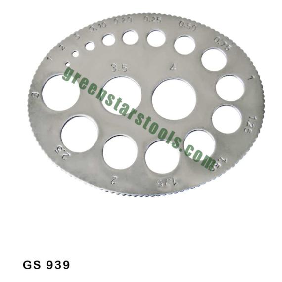 STONE GAUGE OVAL SHAPE