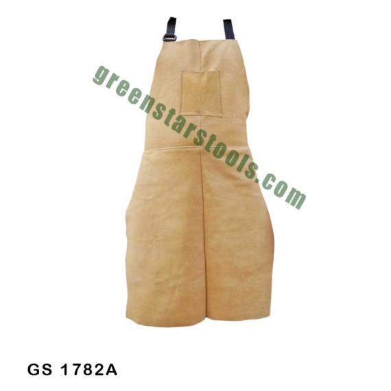 SUEDE LEATHER BIB APRON