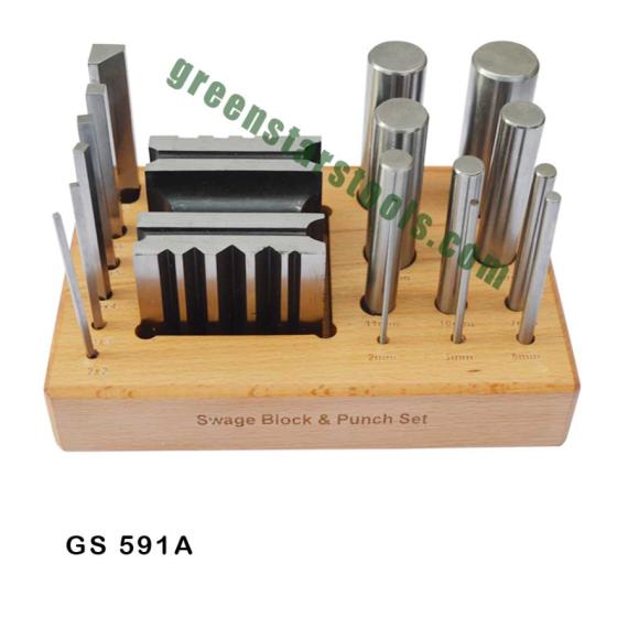 SWAGE BLOCK & PUNCHES SET