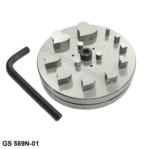 TANGLED HEART SHAPED DISC CUTTER SET OF 10