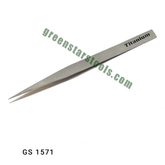 TITANIUM TWEEZERS AA 160MM