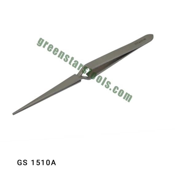TITANIUM TWEEZERS CROSS LOCKING