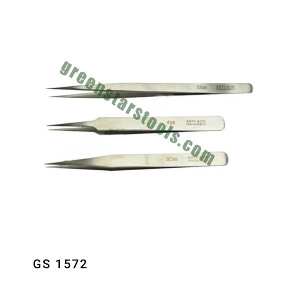 TWEEZERS ANTI MAGNETIC STAINLESS STEEL