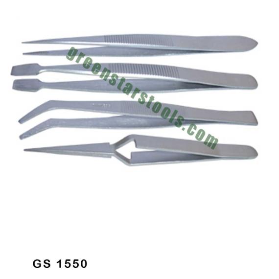 TWEEZERS ALL PURPOSE SET OF 4 IN POUCH