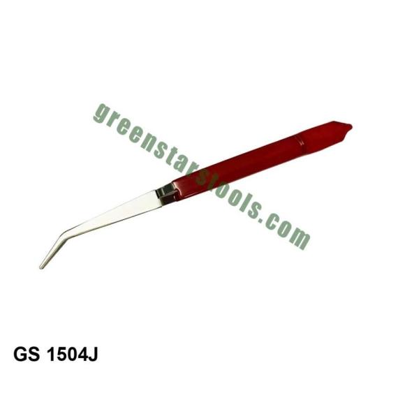 TWEEZERS CROSS LOCK CURVED