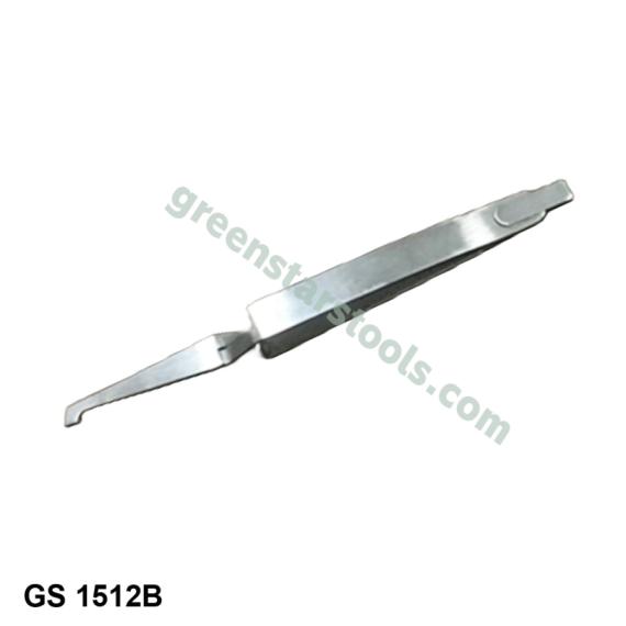 TWEEZERS CROSS LOCK STAINLESS STEEL