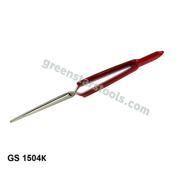 TWEEZERS CROSS LOCK STRAIGHT