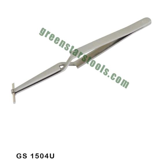 TWEEZERS CROSS LOCK WIRE HOLDING SOLDERING