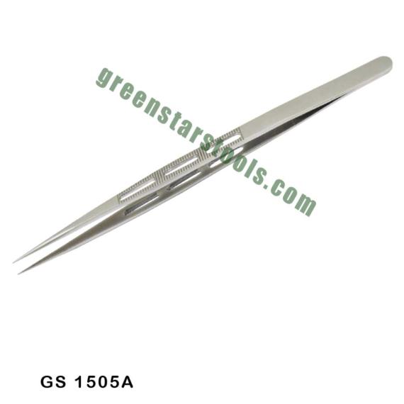 TWEEZERS DIAMOND GERMAN TYPE 3 HOLES GRIPS