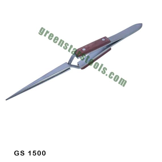 TWEEZERS FIBRE GRIP STRAIGHT