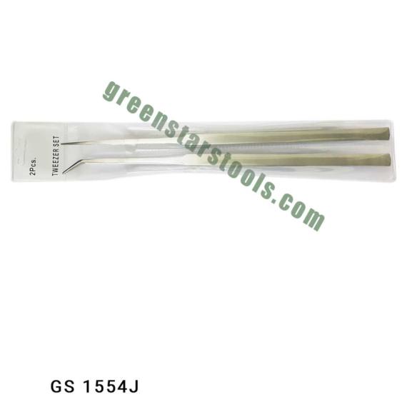 TWEEZERS LONG NOSE 10" SET OF 2 PCS