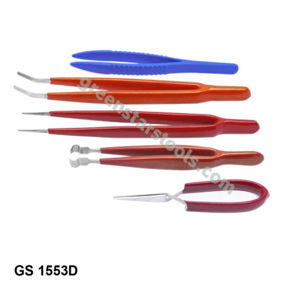 TWEEZERS SET OF 5 PCS