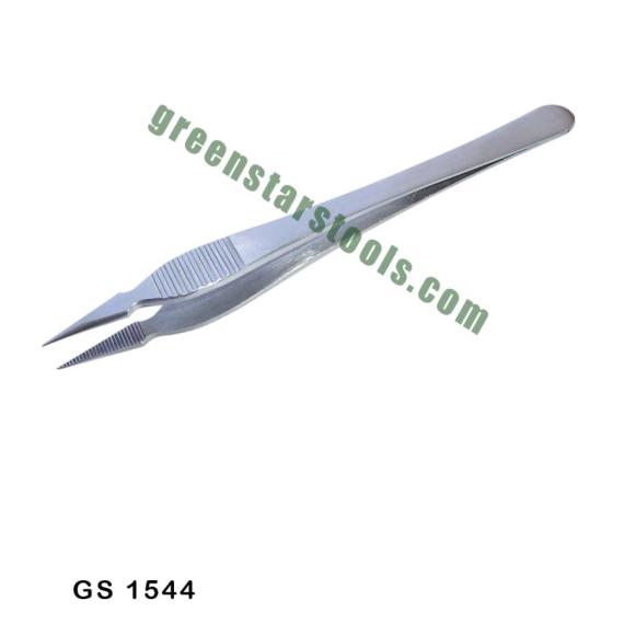 TWEEZERS SPADE STAINLESS STEEL