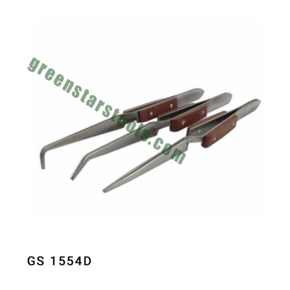 TWEEZER FIBRE GRIP SET OF 3 PCS