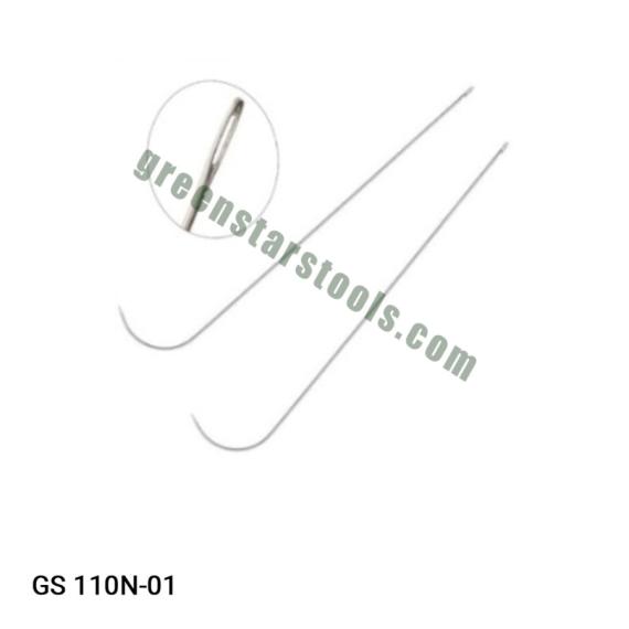 ULTRA LONG NEEDLE CURVED NEEDLE (2 NEEDLES IN 1 CARD)