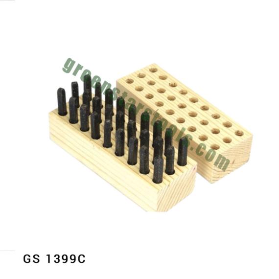 UPPER CASE LETTER PUNCH 27 PCS STAMP