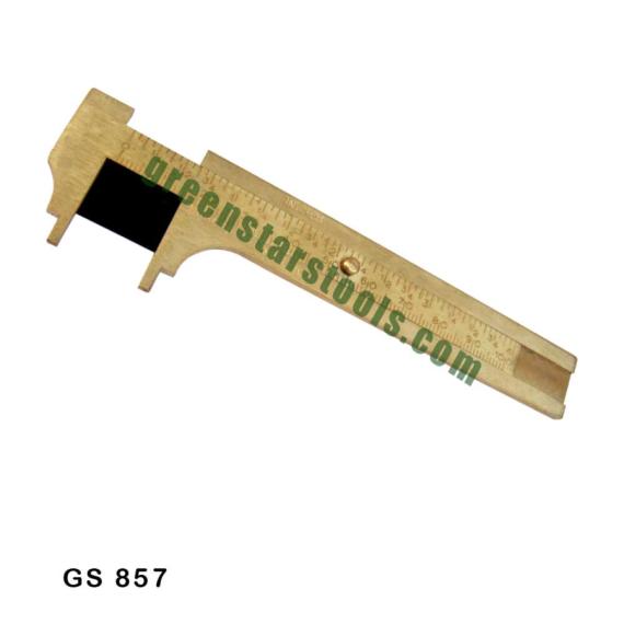 VERNIER GAUGE BRASS WITH GEM PLATE