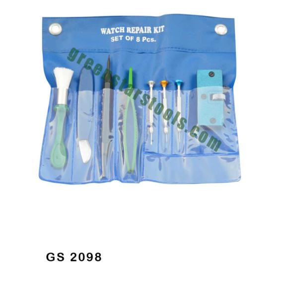 WATCH BATTERY CHANGING KIT SET OF 8 IN VINYLE POUCH