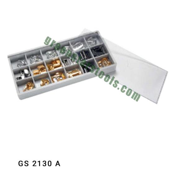 WATCH STRAP BUCKLE ASSORTMENT IN PLASTIC BOX