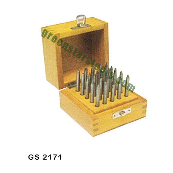 WATCHMAKERS PUNCHES SET OF 25 PCS. IN WOODEN BOX