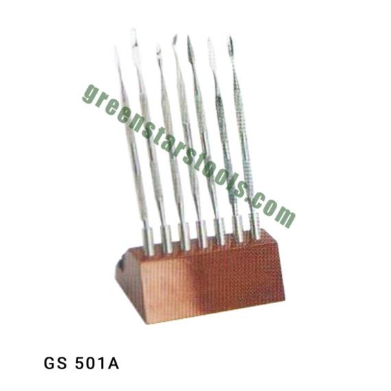 WAX CARVER TOOL SET IN WOODEN STAND