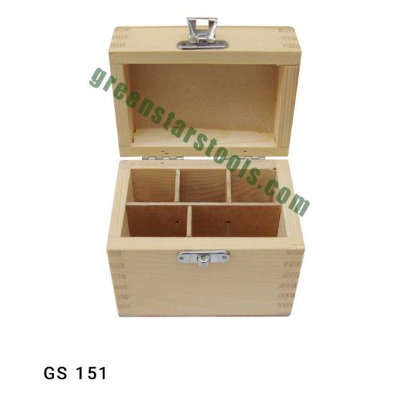 WOODEN BOX 5 COMPARTMENTS