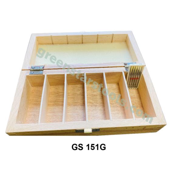 WOODEN BOX 6 COMPARTMENT
