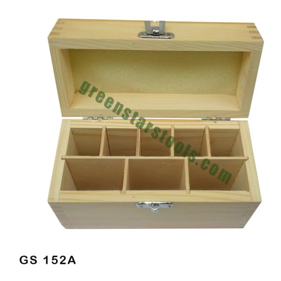 WOODEN BOX 8 COMPARTMENTS