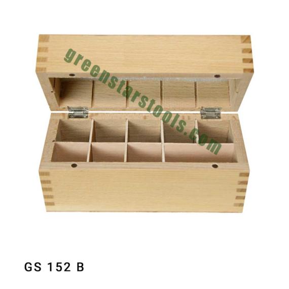 WOODEN BOX 9 COMPARTMENTS