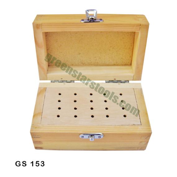 WOODEN BUR BOX
