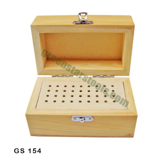 WOODEN BUR BOX