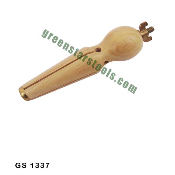 WOODEN RING VICE WITH FLY NUT