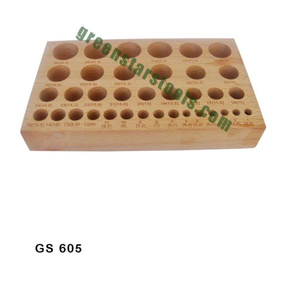 WOODEN STAND FOR DAPPING PUNCHES