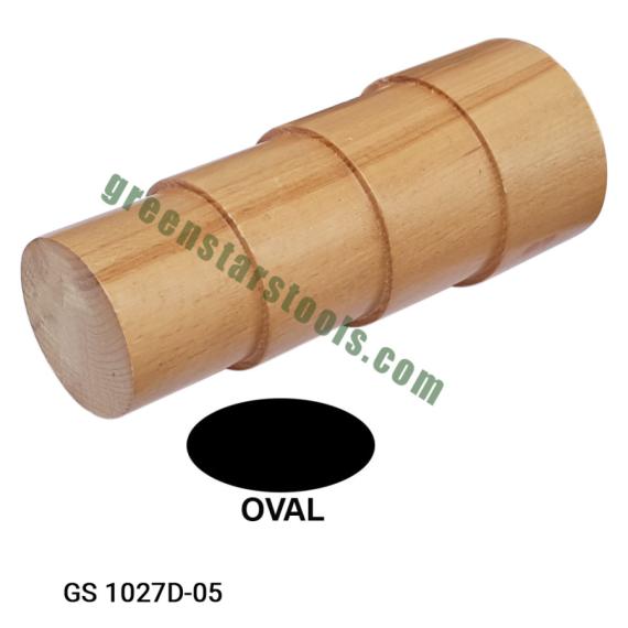 Wooden Stepped Oval bracelet mandrel