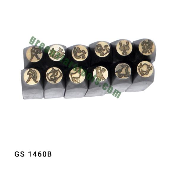 ZODIAC HOROSCOPE PUNCHES SET DIA 11 MM